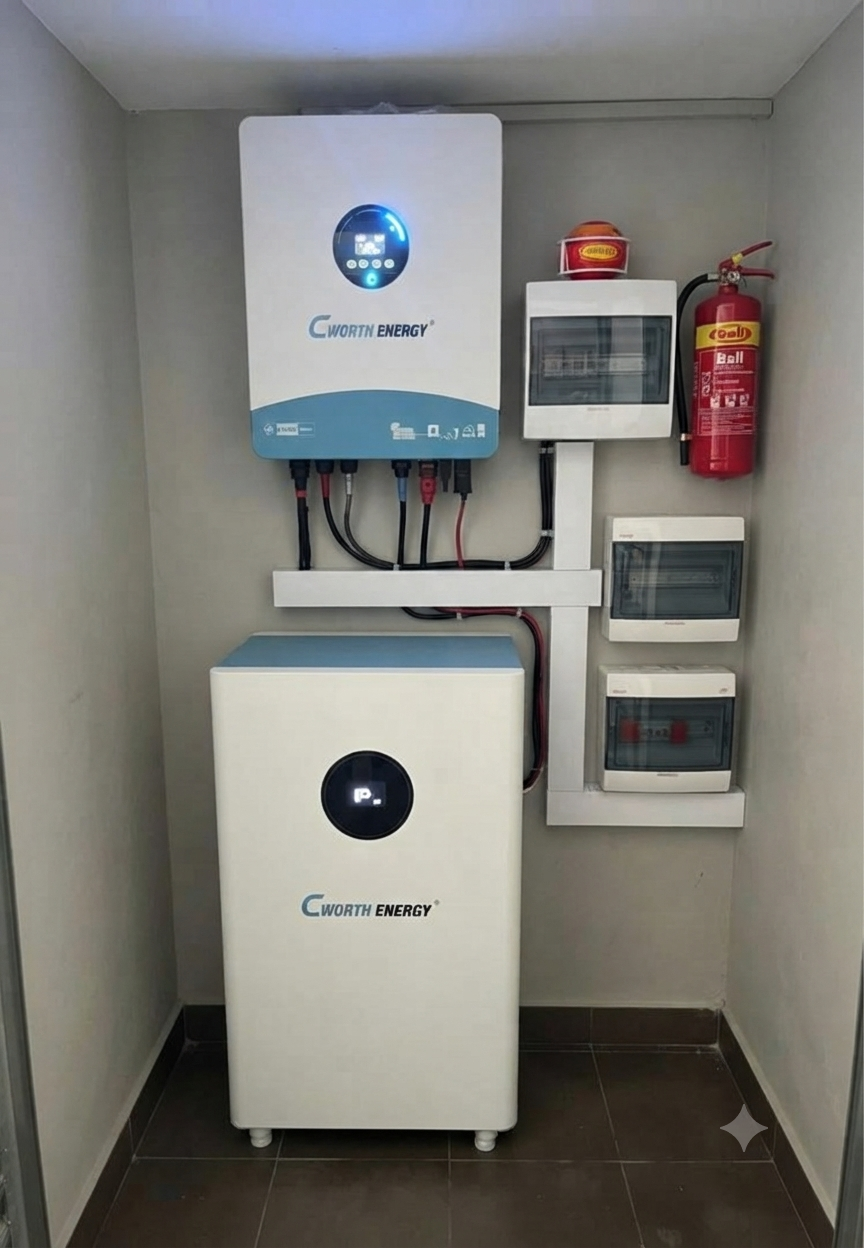 Property before solar panel installation